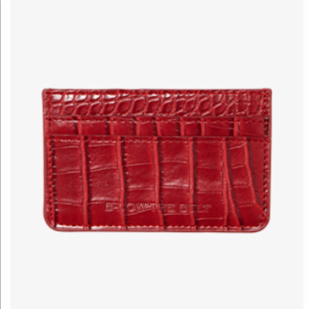 Brand New BLow The Belt Brand Croc Card Case